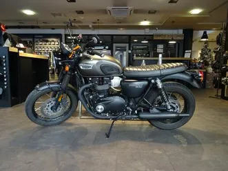 triumph bonneville t 100 black 2021 900 cm3 | moto custom | 5 168 km | marron | 06000 nice