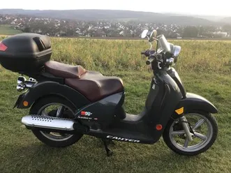 aprilia scarabeo 125 roller mit topcase