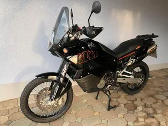 ktm 950 adventure lc8, akrapovic, koffer, tankrucksack turatech