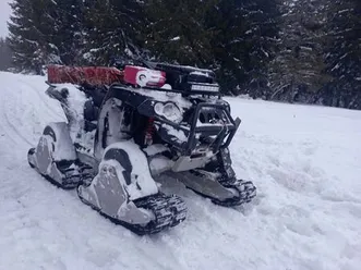 kawasaki brute force 650 , 2007r gąsienice żywiec