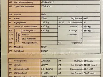 occasion suzuki gsr 600