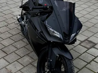 yamaha yzf-r125 | all-black*sportauspuff*led