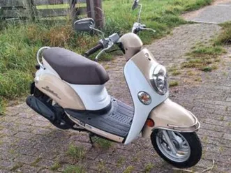 mooie kymco sento snorscooter incl grote beurt — scooters | kymco — marktplaats