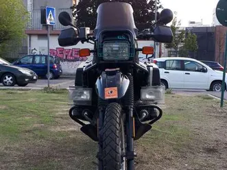 bmw r 100 gs paris-dakar nero