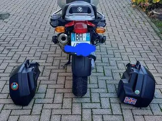 bmw r 1100 gs 75° anniversario rosso