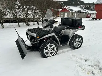 polaris sportsman 800 med skjær og 2 sett hjul