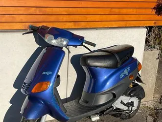 piaggio zip ssl 50 ccm roller blau mit polini auspuff