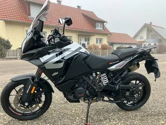 ktm 1290 super adventure - quickshifter, koffer, navi, tankrucks.