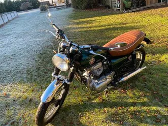 kawasaki w650 mit einigen modifizierungen