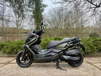 kymco dtx 360/125, 2021r, 4tys km, abs, tcs, super stan 250/125 raty cybulice male