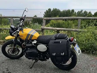 triumph scrambler scrambler 900 abs & limited edition giallo