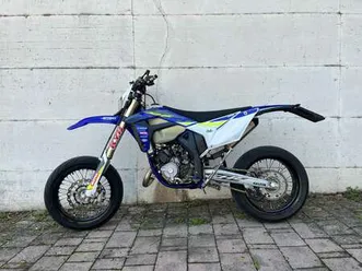 sherco 125 sm motard blu/azzurro