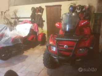 can am outlander 650 max più carrello