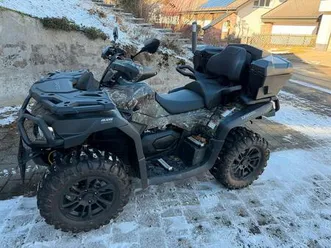 cfmoto cforce 625 atv quad mit gepäckbox