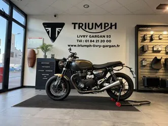triumph speed twin 1200 2024 1200 cm3 | moto roadster | 8 670 km | noir | 93190 livry gargan