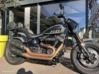 harley-davidson fxfbs 114 , garantie 12 mois gunship gray silencieux vance & hines sissy bar clignotant rizoma club s