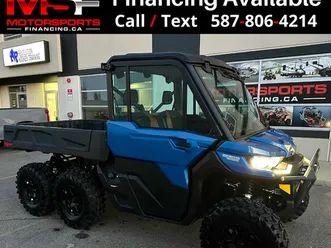 2023 can am defender limited hd 10 6x6 (financing available)