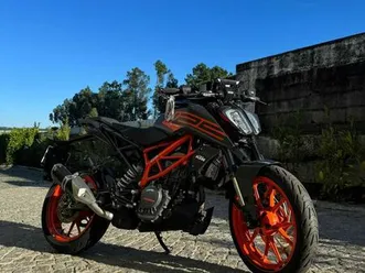 ktm duke 125 - acidentada viseu