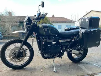 triumph scrambler 1200 xc ez 09/24 km 3650 viel zubehör