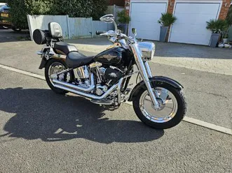harley-davidson softail flstf fat boy custom cruiser petrol manual