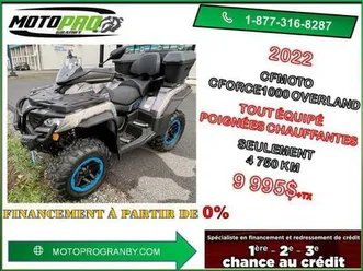 2022 cfmoto cforce 1000 overland cforce1000 overland cforce 1000 vrai 2 places