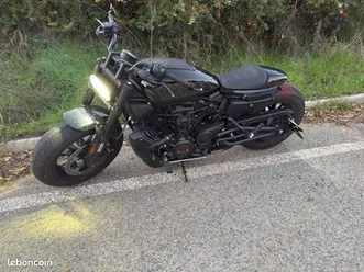harley-davidson sportster s 1250 – full black – 12 000 km – échappement + accessoires