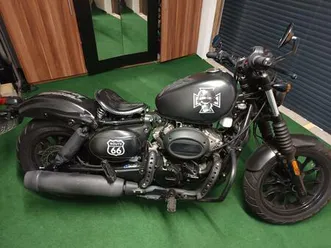 hyosung gv 125 s aquila | harley-style bobber