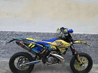 ktm 250 exc motard giallo