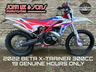 beta x-trainer 300 cc, 2022 model, road registered, 19 hours only, immaculate
