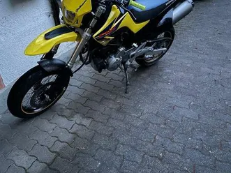 honda fmx 650 supermoto - gelb, fahrbereit