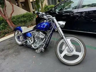 2002 custom build chopper many extras