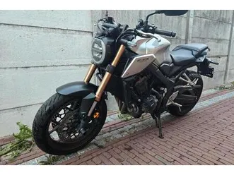 ② honda cb650r zilver (2021) – sportieve naked bike!