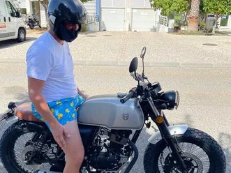 moto mutt akita 125 cc silver são clemente