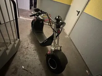 es-toys coco bike e-chopper 2000 watt 50km/h schwarz motorrad