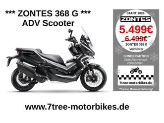 vorführer zontes 368g scooter adv - 110km
