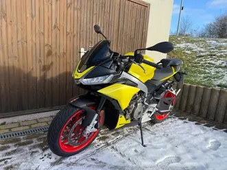 aprilia tuono 660 acid yellow + reifen v+h neu
