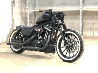 ② harley iron 883 bobber custom full black 1500kms