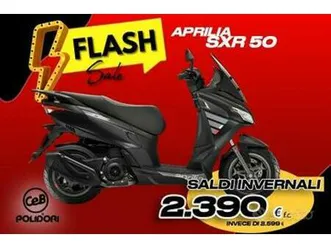 saldi invernali - aprilia sxr 50 km.zero tuo a sol