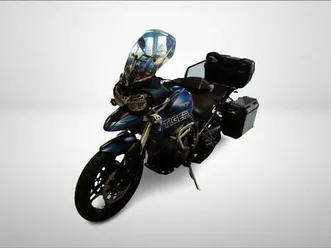 triumph tiger 800 xrt abs blu/azzurro