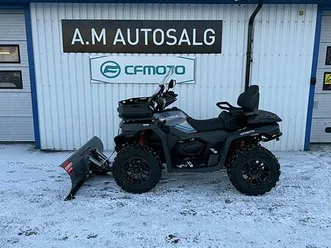 cfmoto cforce 625 touring - abs 95km/h - kimpex 152cm skjær - gratis utstyr varmeholker / vindskjerm & kurv foran