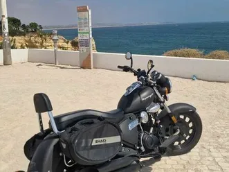 keeway superlight 125 cc semi-nova - 2019- garagem - 3.900 km armação de pera