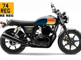 royal enfield interceptor 650 dark was £6599 now £4999 pre-reg plus otr