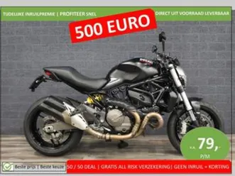 ducati monster 821 dark abs (bj 2015) m821 monster dark — motoren | ducati — marktplaats