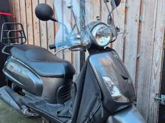 sym fiddle ii injectie | porsche grey | 45 km/h — scooters | sym — marktplaats