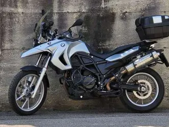 bmw f 650 gs argento