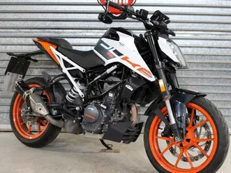 2024 73 ktm duke 125 abs learner legal trade sale 7k white/orange new mot rides