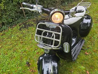 retro elektroroller futura classico 45 km/h schwarz