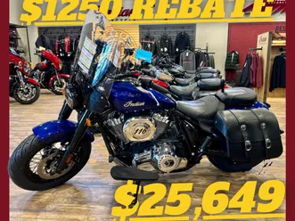 2025 indian super chief limited - $1250 rebate ends jan 31!