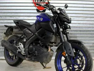 2021 21 yamaha mt 125 abs mt125 new shape blue trade sale 15105 miles mot r125