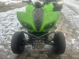 kawasaki kfx 700 quad - tüv abgelaufen, vergaser einstellen